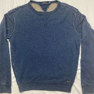 Polo Ralph Lauren Crewneck Sweatshirt Men’s Small Blue Vintage Wash